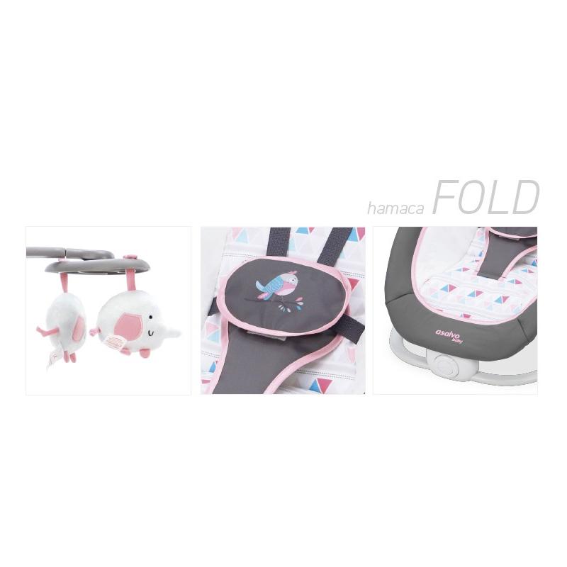 Asalvo Pink Bird Fold Hammock