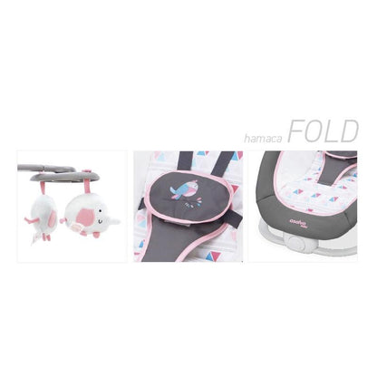 Asalvo Pink Bird Fold Hammock