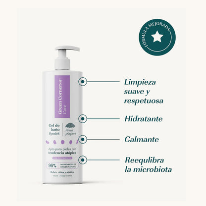 Żel pod prysznic z fioletowego ryżu Green Corners Care 400 ml