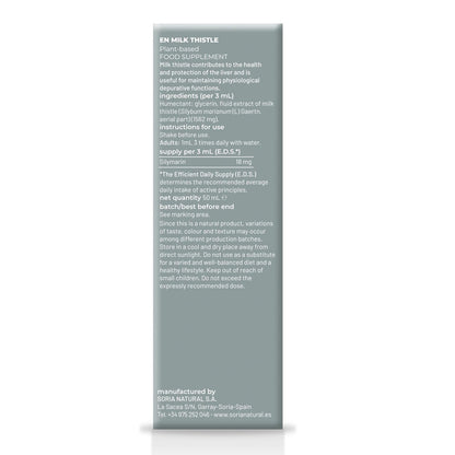 2x-pakket Mariadistelextract Soria Natural, 50 ml