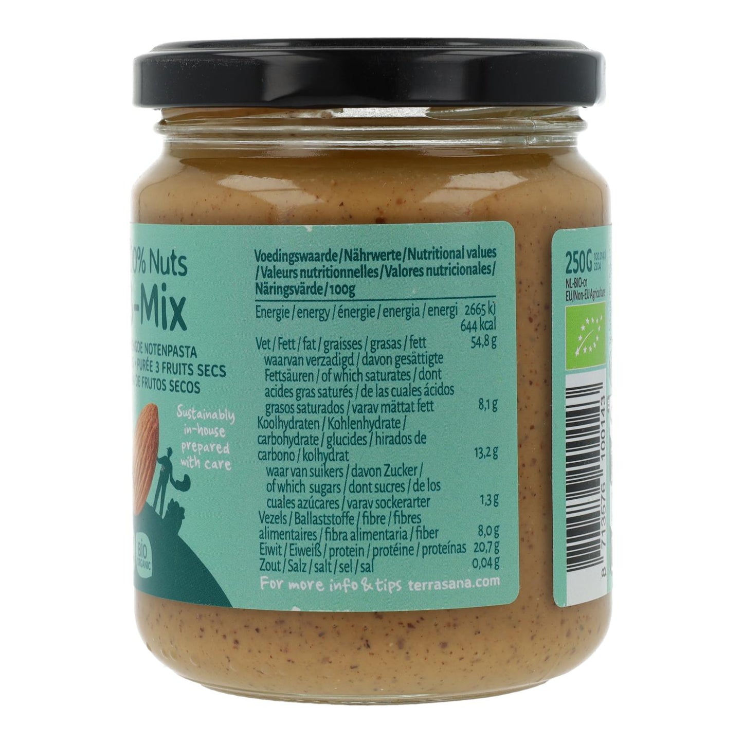 3-Mix Crema di frutta secca (senza arachidi) Terrasana 250 g