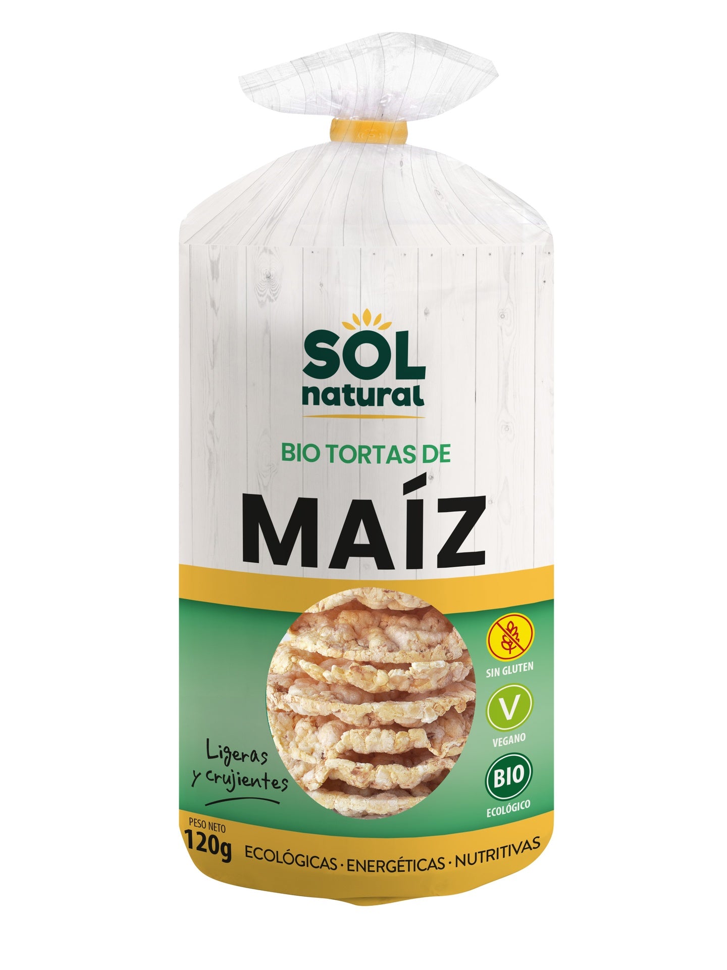 Glutenfreie Bio-Maisflips Sol Natural 120 g