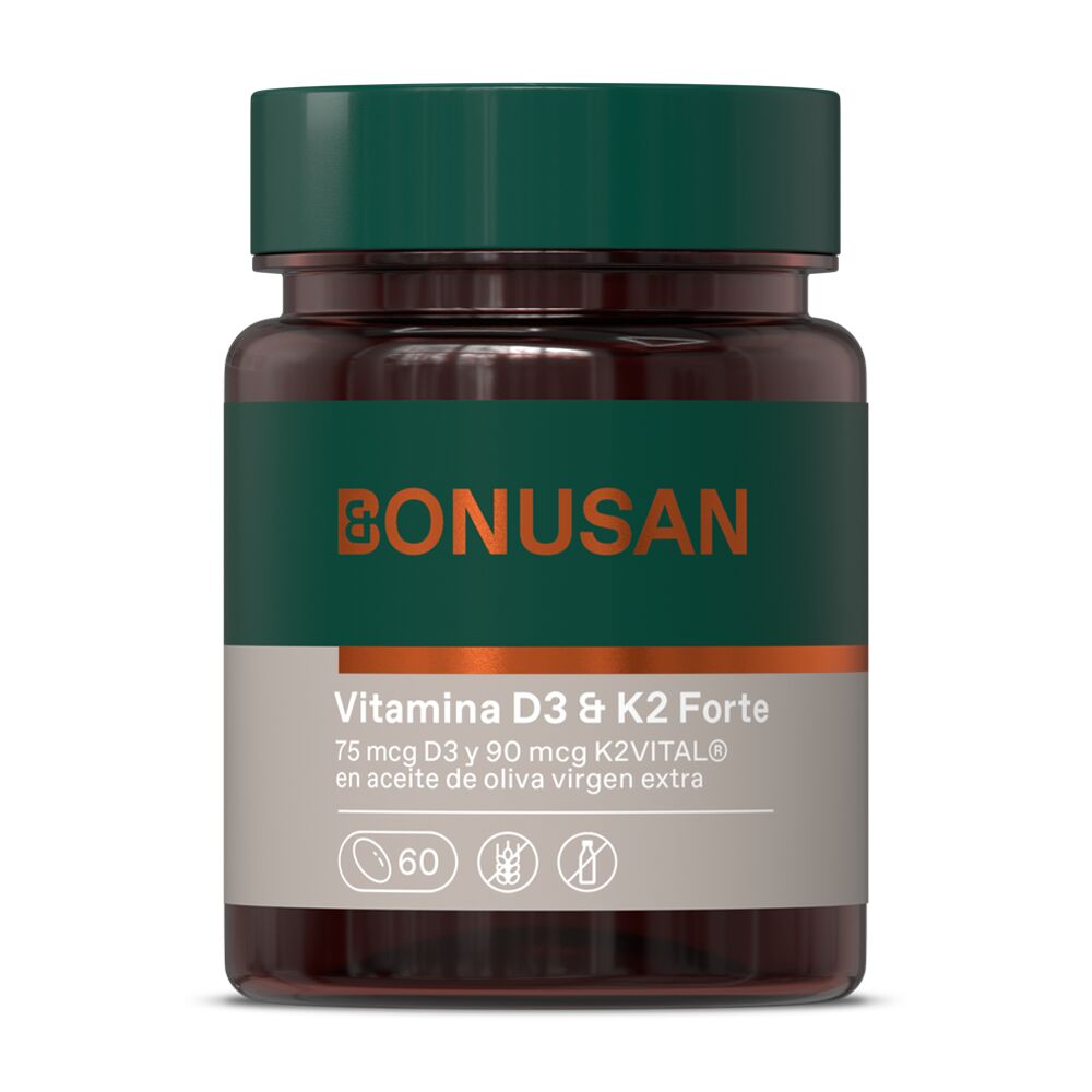 Vitamina D3 & K2 Forte Bonusan, 60 perle