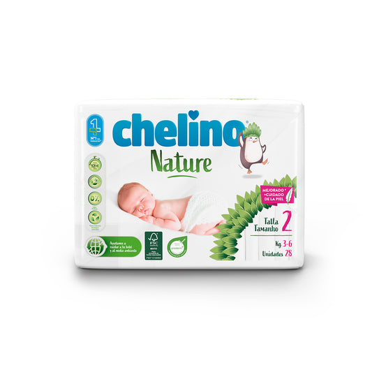 Blöjor T2 3-6 kg Chelino Nature 28 st