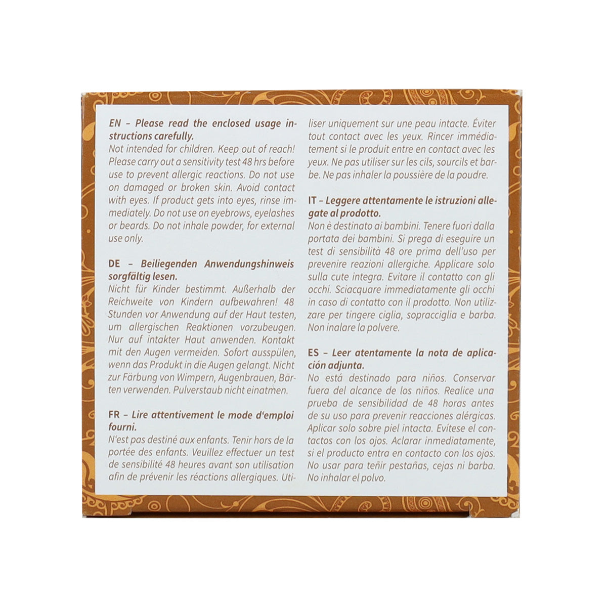 Khadi natural golden brown hair dye 100 g