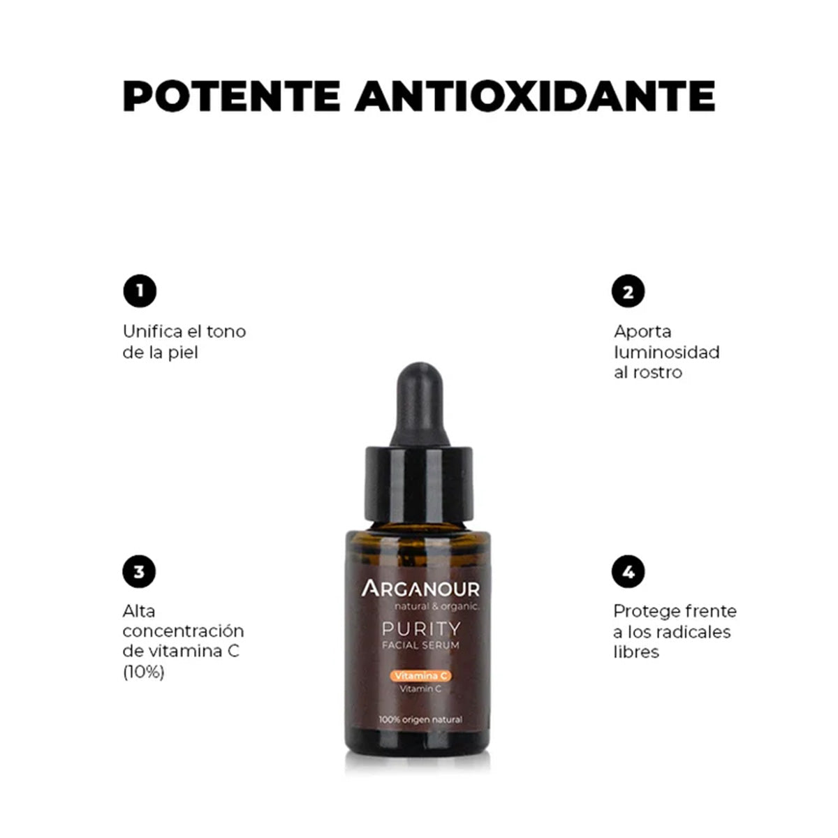 Sérum visage Purity Vitamine C, Arganour, 30 ml