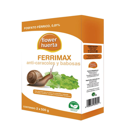 Antilimacos Ferrimax antilumache e lumache 2 x 500 g Flower Huerta