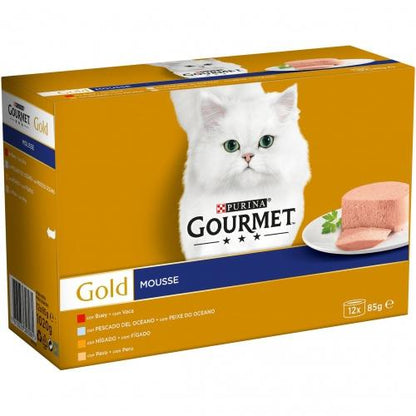 GOURMET GOLD Mousse Assortment Multipack (12 x 85 g)