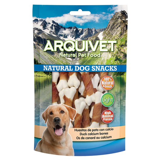 Naturligt hundgodis  Ankben med kalcium Arquivet 100 g