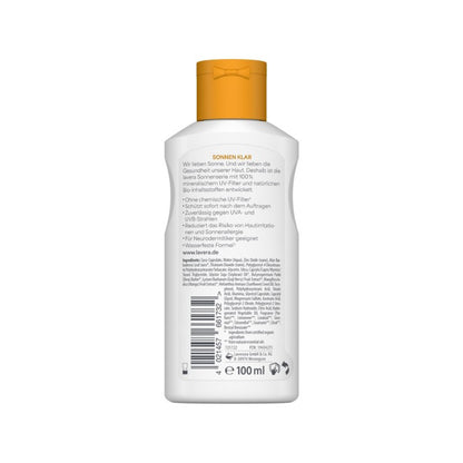 Zonnebrandcrème Sensitive SPF 30 Lavera 100 ml