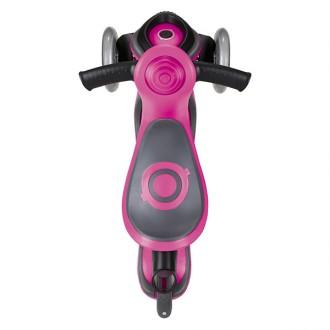 Converteerbare step Evo Comfort 5 in 1 roze Globber