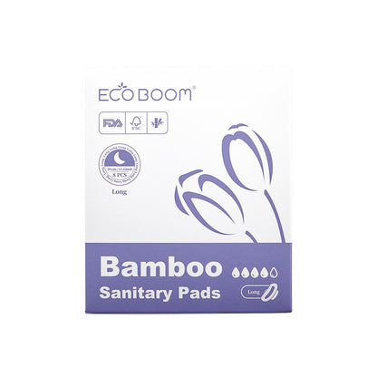 Biodegradowalne kompresy z włókna bambusowego Super Ecoboom 8 szt.