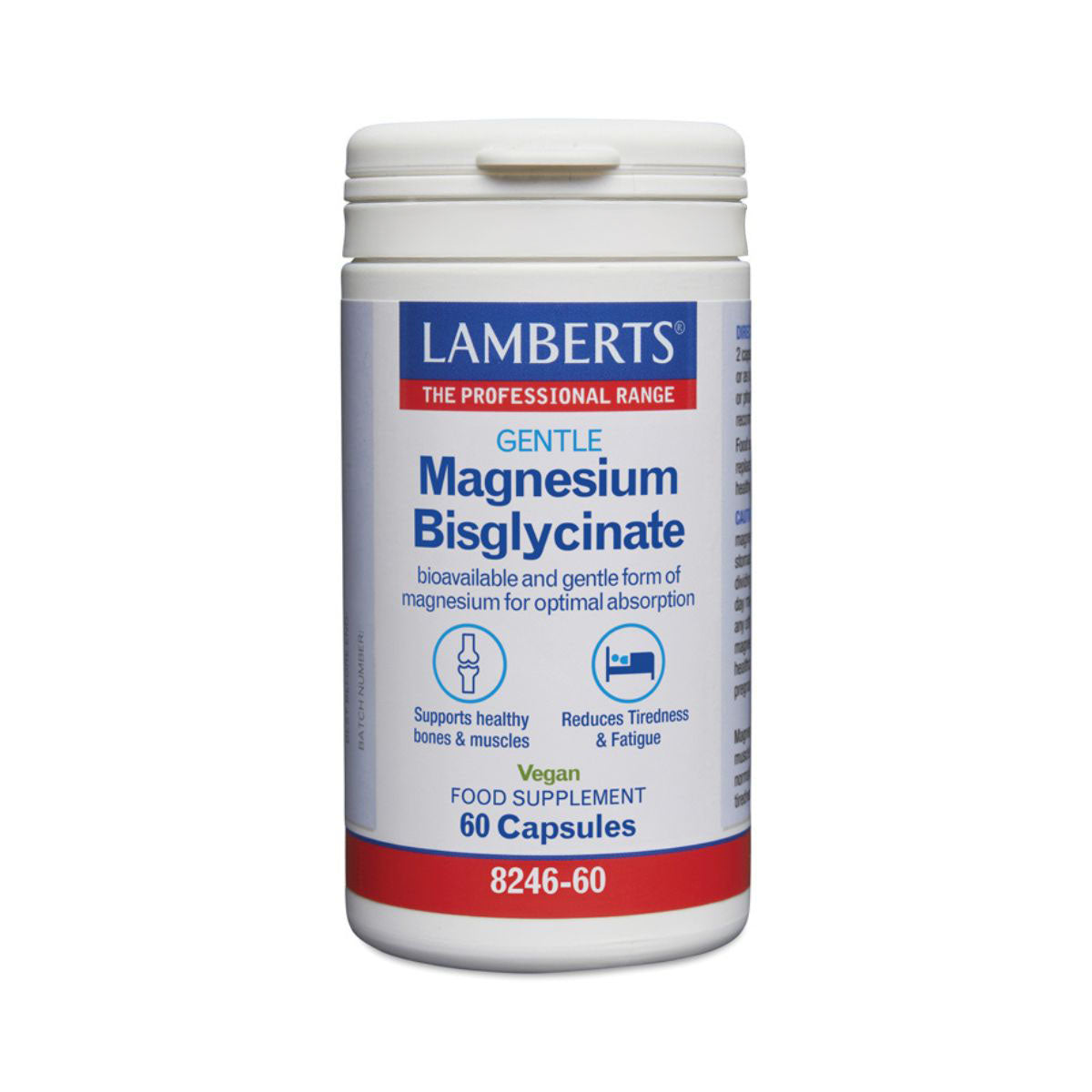 Magnesium-Bisglycinat 150 mg, Lamberts, 60 Kapseln