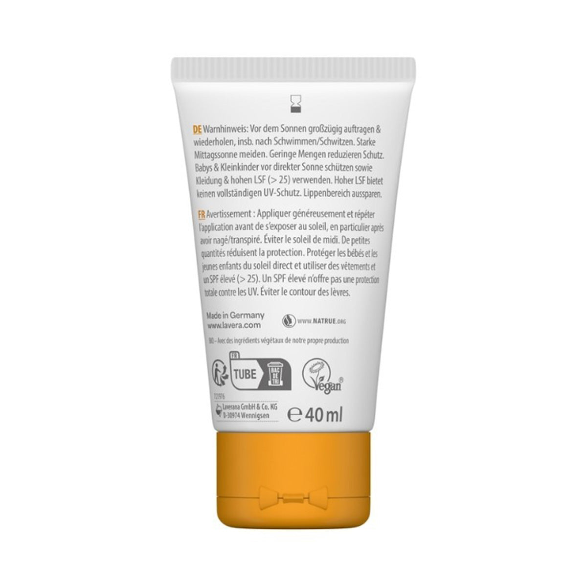 Fluido solare viso SPF50 Lavera 40 ml