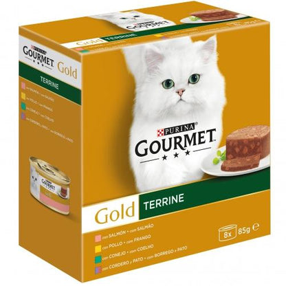 GOURMET GOLD Barquette assortiment Multipack (8 x 85 g)