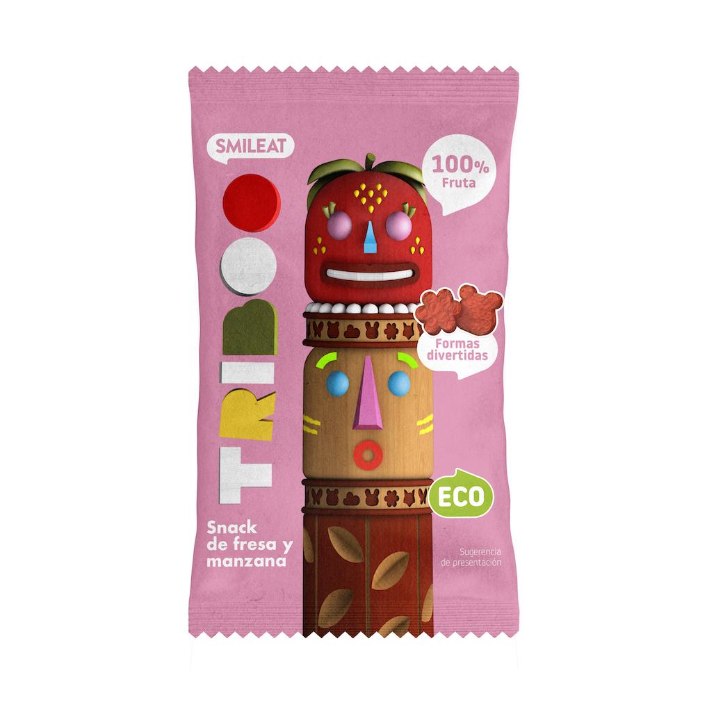 Pack 15x Snack fraise et pomme ECO 25 g, Triboo