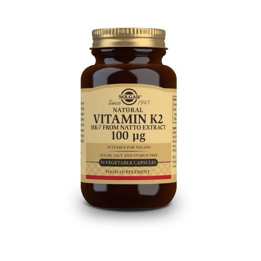 Vitamina K2, 50 capsule vegetali da 100μg