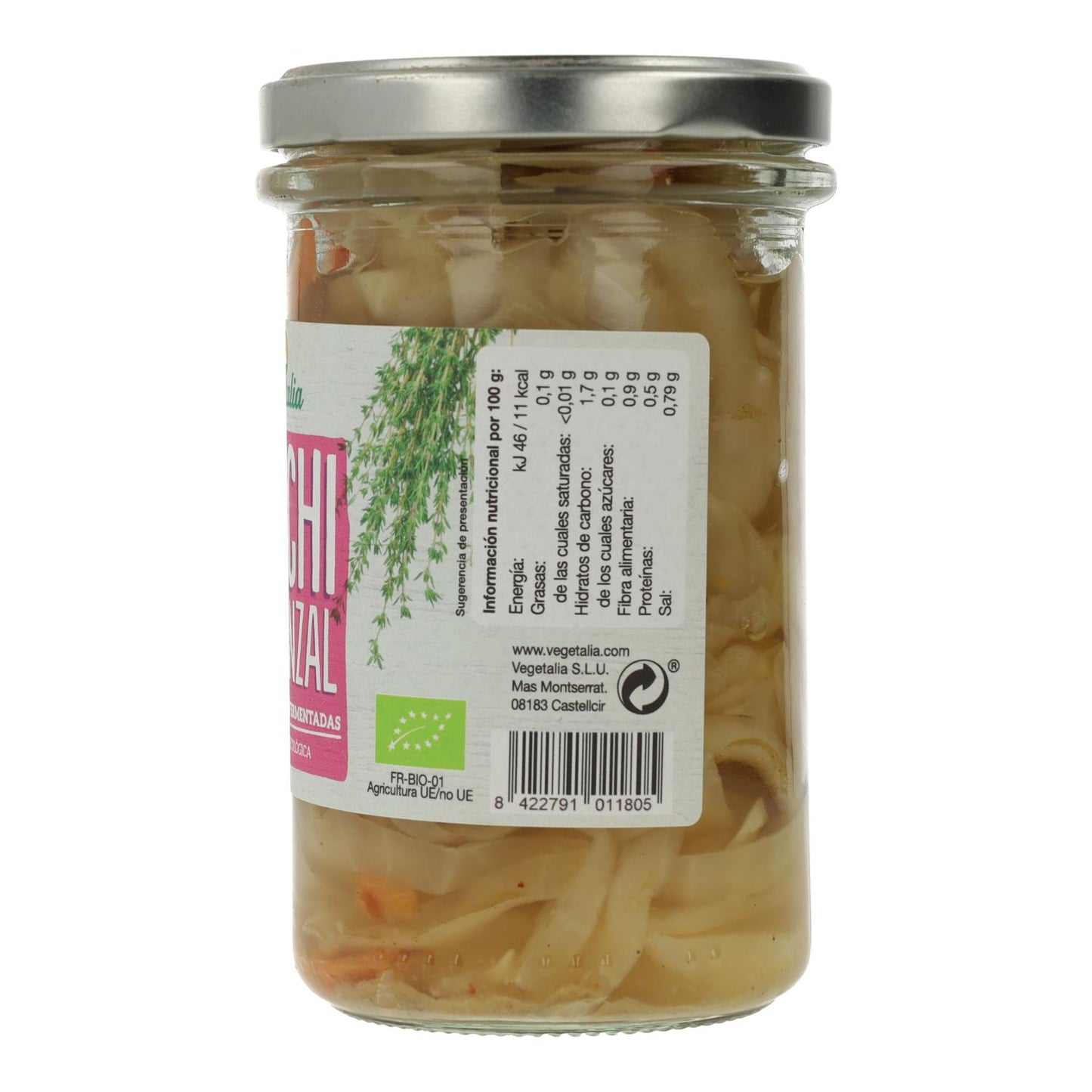 Milchsauer vergorenes Kimchi Provenzal Bio Vegetalia 235 g