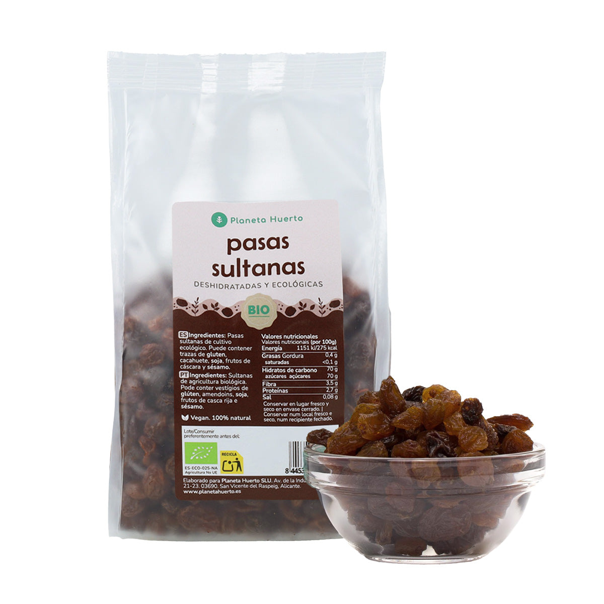 Sultanas ECO Planeta Huerto