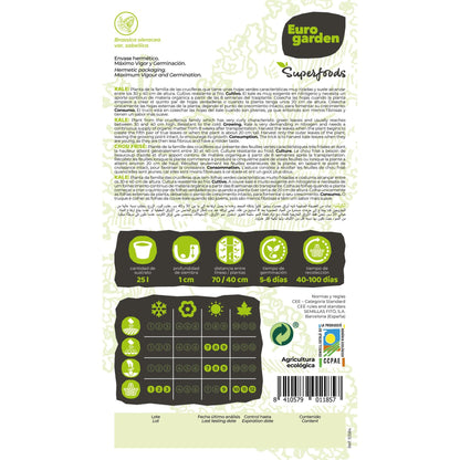 Ökologische Westlande Herfst-Kale-Samen Vitalfoods