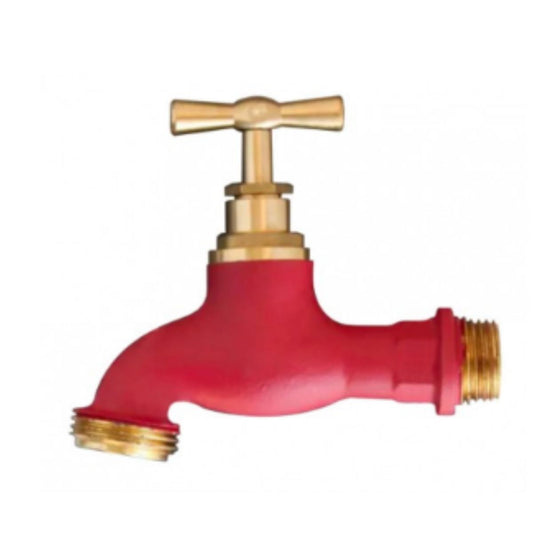 Aqua Control Vintage Tap in Matt Red