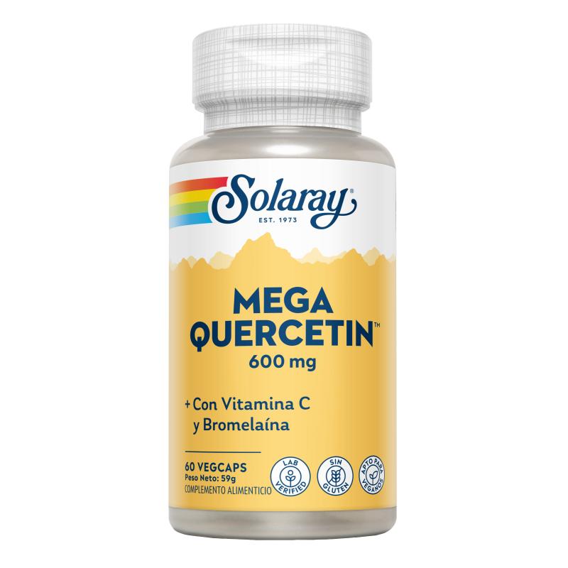 Mega Quercitine 600 mg Solaray, 60 capsules