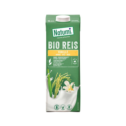 Bevanda al riso e vaniglia biologica Natumi 1 L