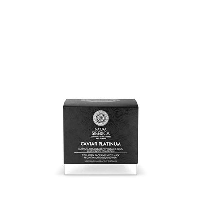 Maseczka kolagenowa do twarzy i szyi Caviar Platinum Natura Sibérica 50 ml