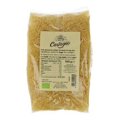 Makaron z pszenicy durum (cabello de ángel) ECO Castagno 500 g