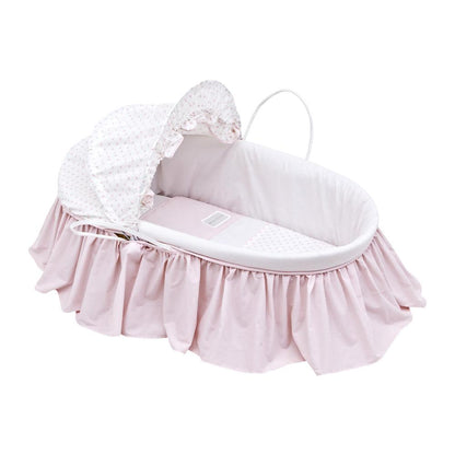 Babywiege mit Verdeck BE in verschiedenen Farben Beige