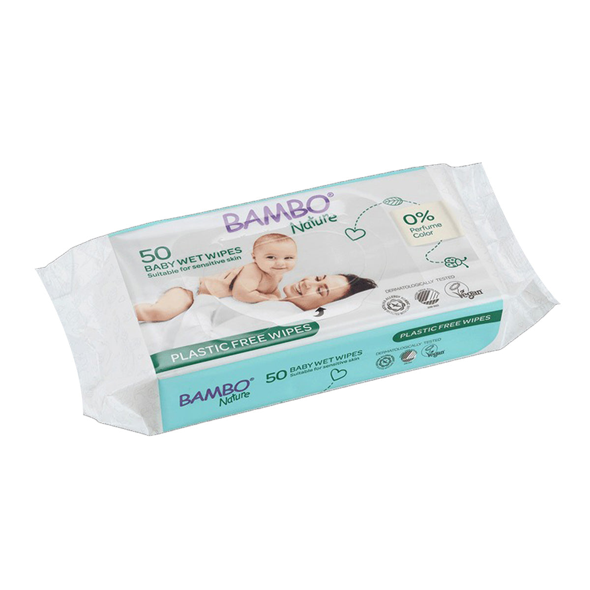 Lingettes humides Bambo Nature 80 unités
