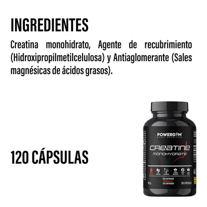 Kreatin Powergym 120 Kapseln