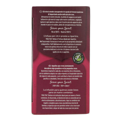 Thé Yogi BIO Détox, 17 sachets