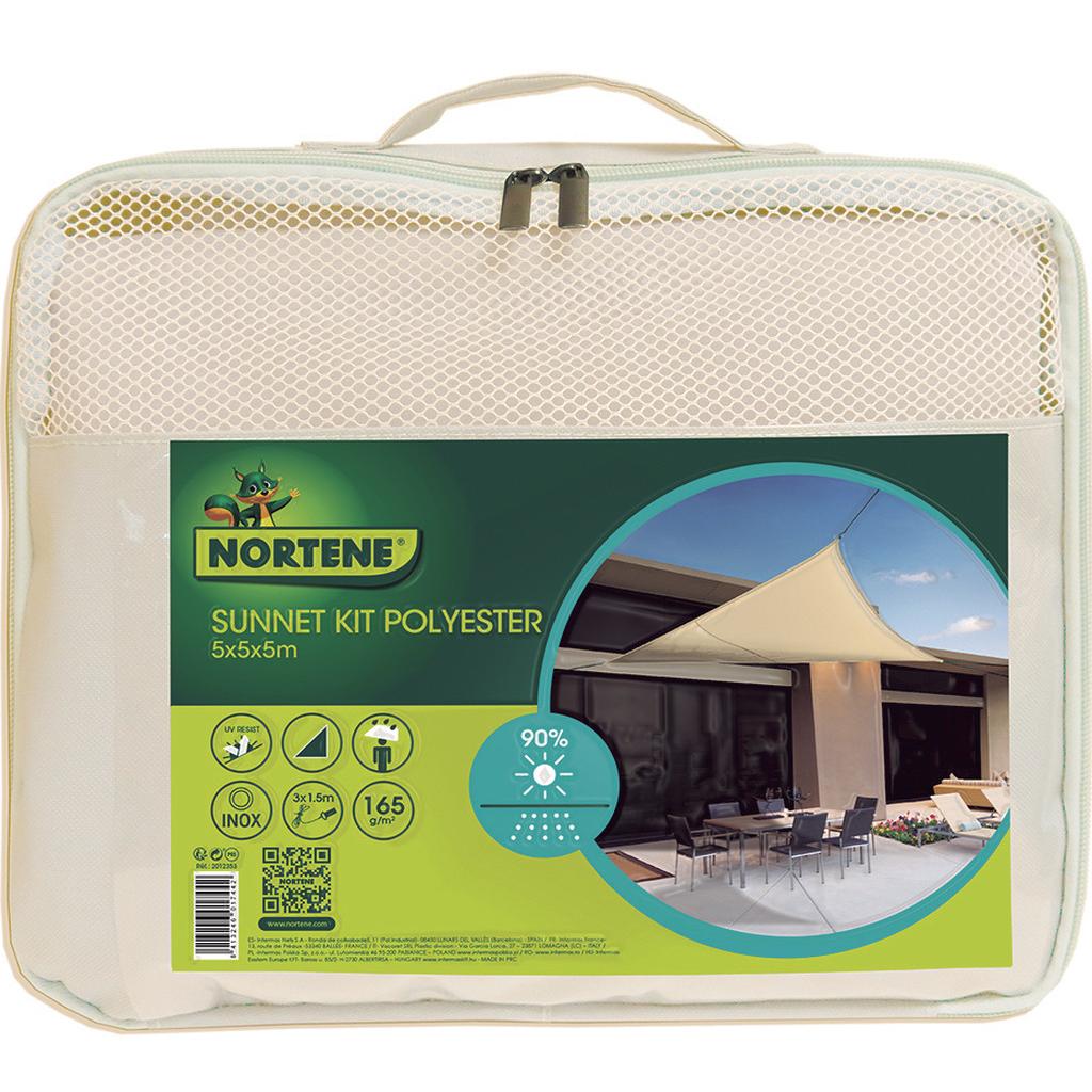 Namiot wodoodporny Sunnet, zestaw kwadratowy 3,6 m x 3,6 m