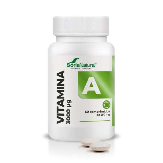 Vitamin A, Soria Natural, 60 tabletter