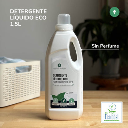 Förpackning 3xVätskeformigt tvättmedel ECO oparfymerat Planet Orchard 1,5 liter