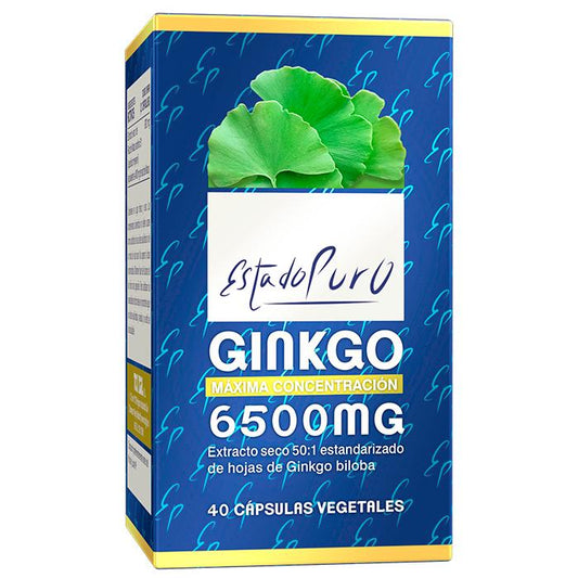 Estado Puro Ginkgo 6500 mg 40 gélules