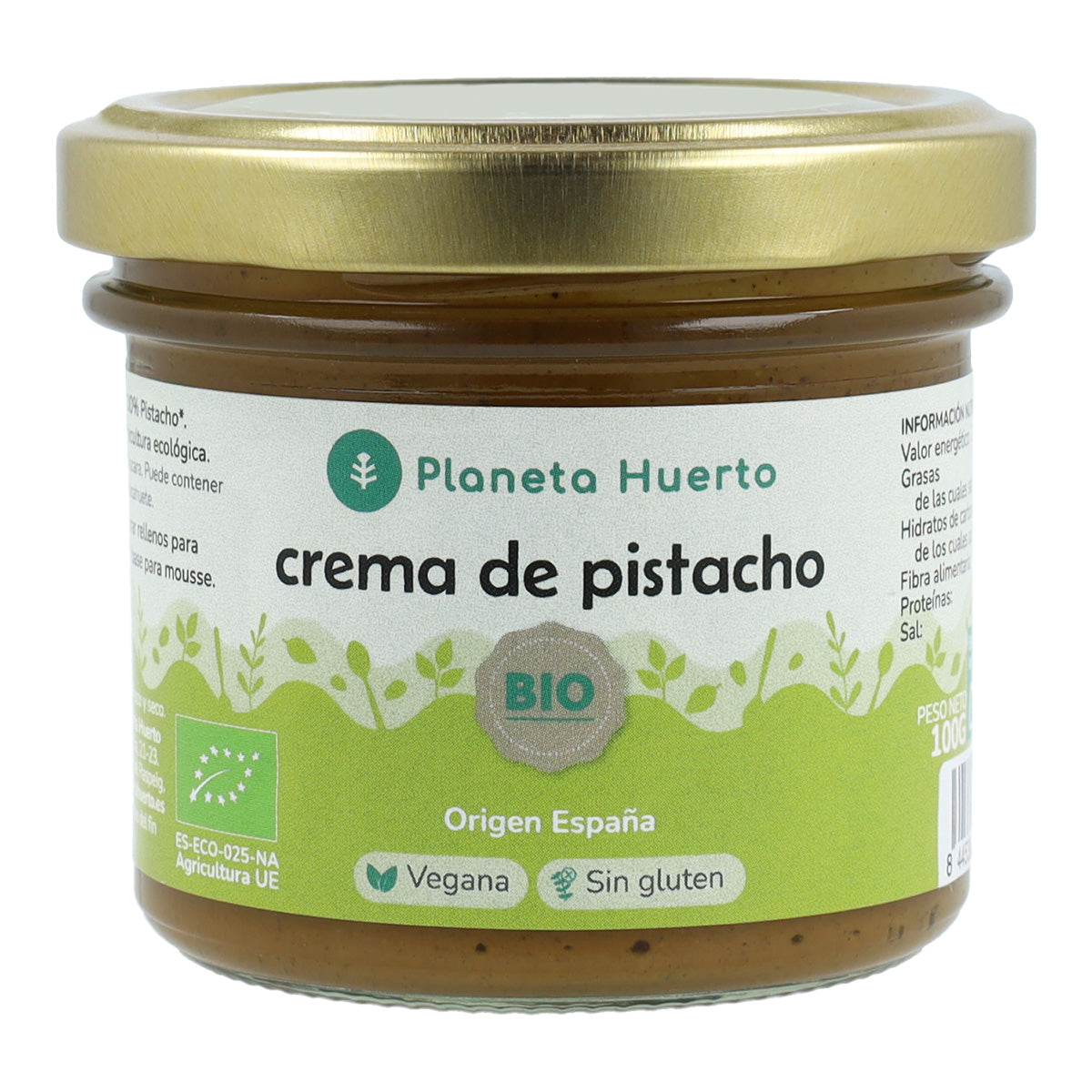 Confezione da 2 creme al pistacchio 100% ECO Planeta Huerto 100 g