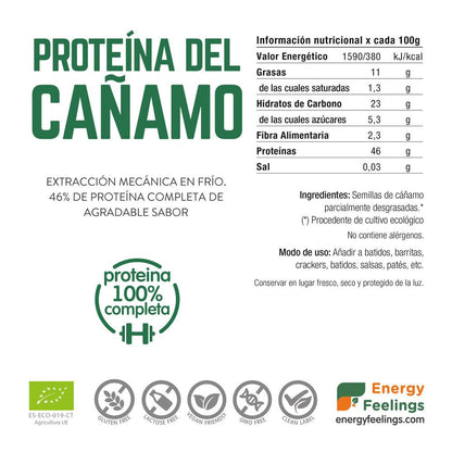 Energy Feelings Hennepproteïne ECO  500 g