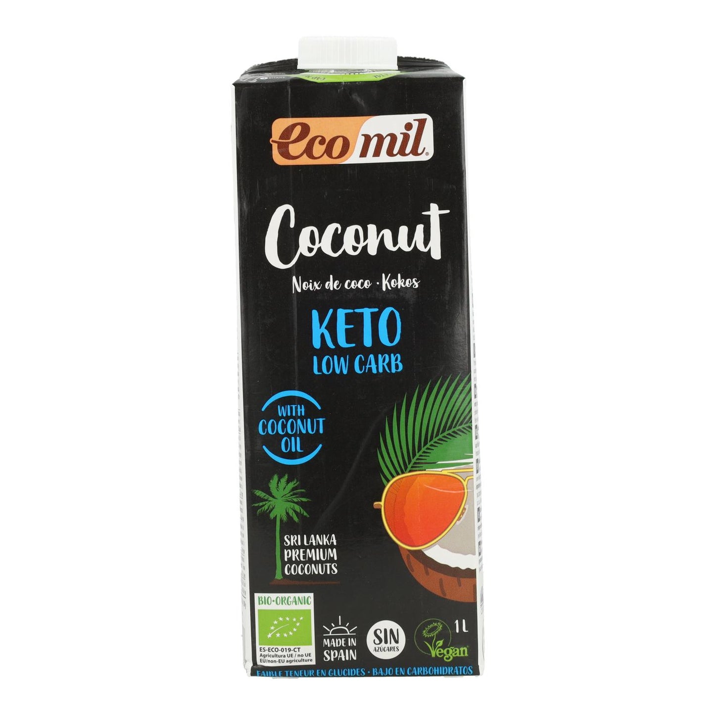 Nature KETO BIO EcoMil Coconut Vegetable Drink 1L