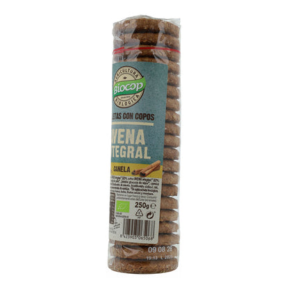 Biocop Organic Wholemeal Oatmeal and Cinnamon Biscuits 250 g