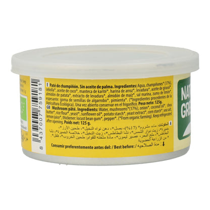 Pâté aux champignons bio Naturgreen 125 g