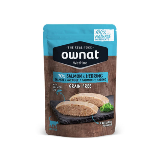 Ownat Wetline Lax och sill Grain Free för katter 85 g