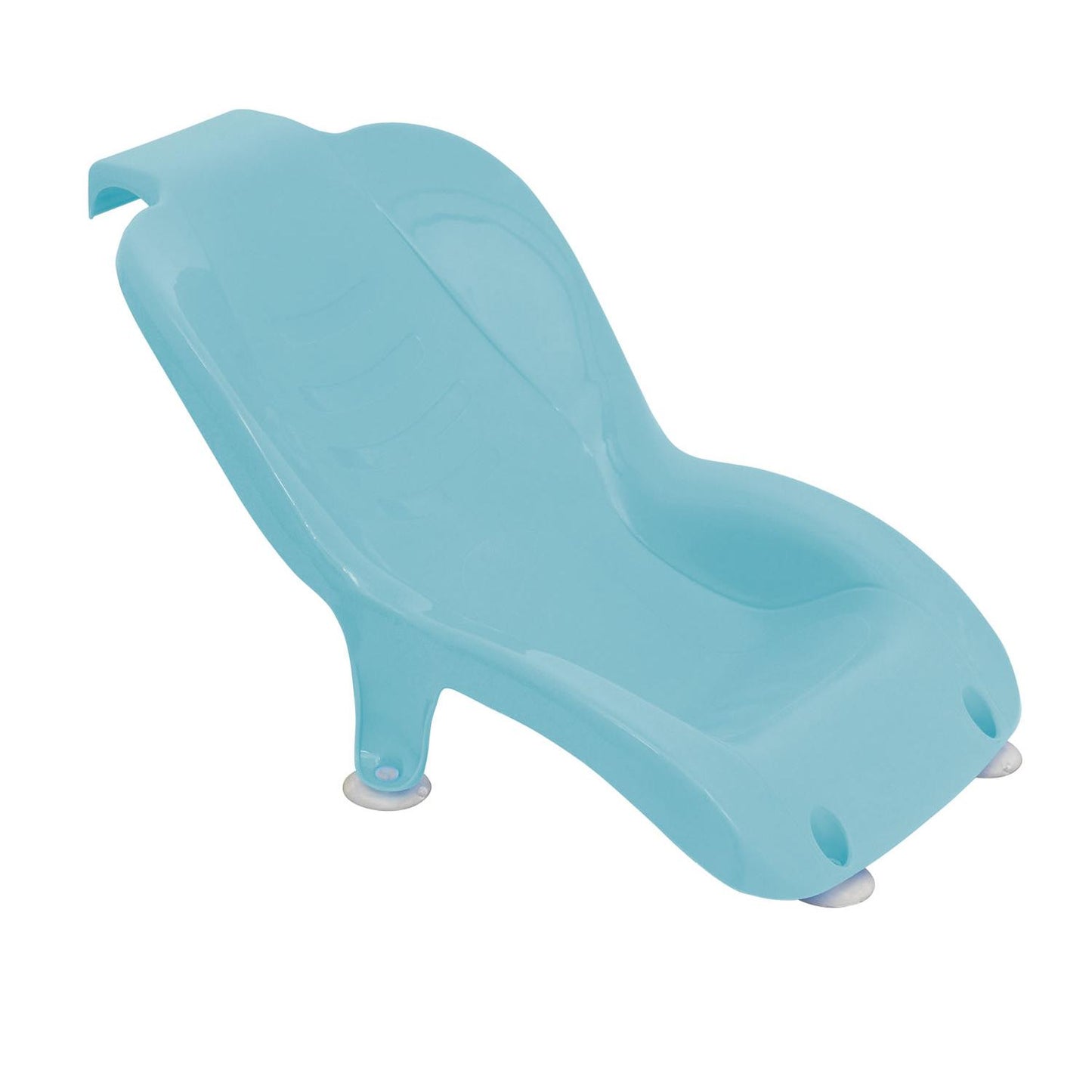 Baignoire anatomique bleue avec support Olmitos