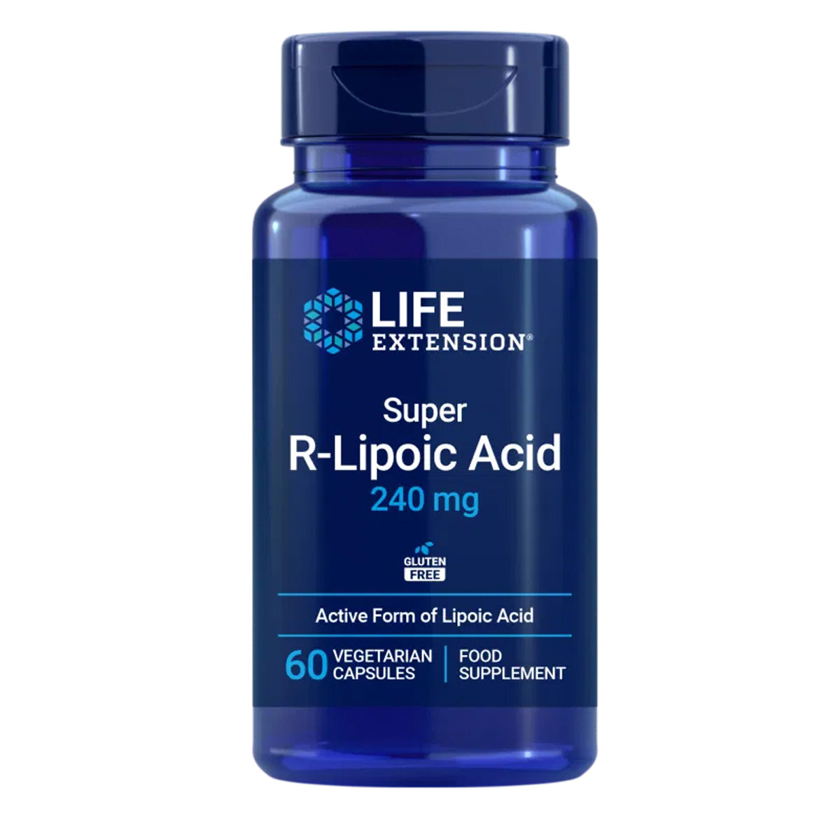 Super R-Lipoic Acid 240 mg, Life Extension 60 cápsulas