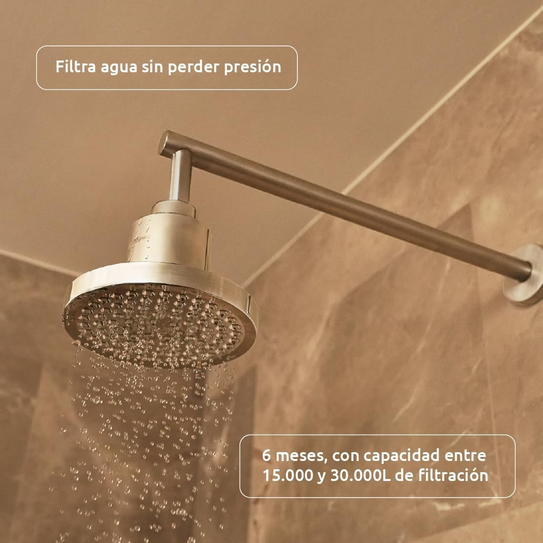 Confezione da 2 cartucce per soffione doccia ShowerPro Rain SMR Tappwater