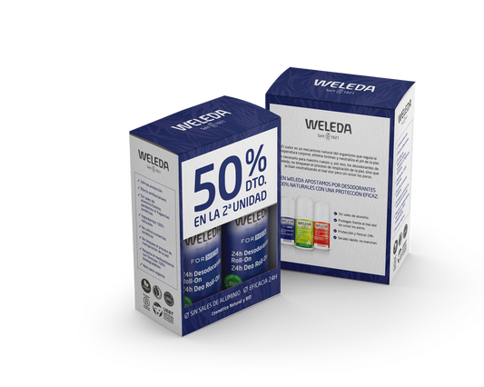 Deodorante roll-on doppio per uomo 50 ml Weleda