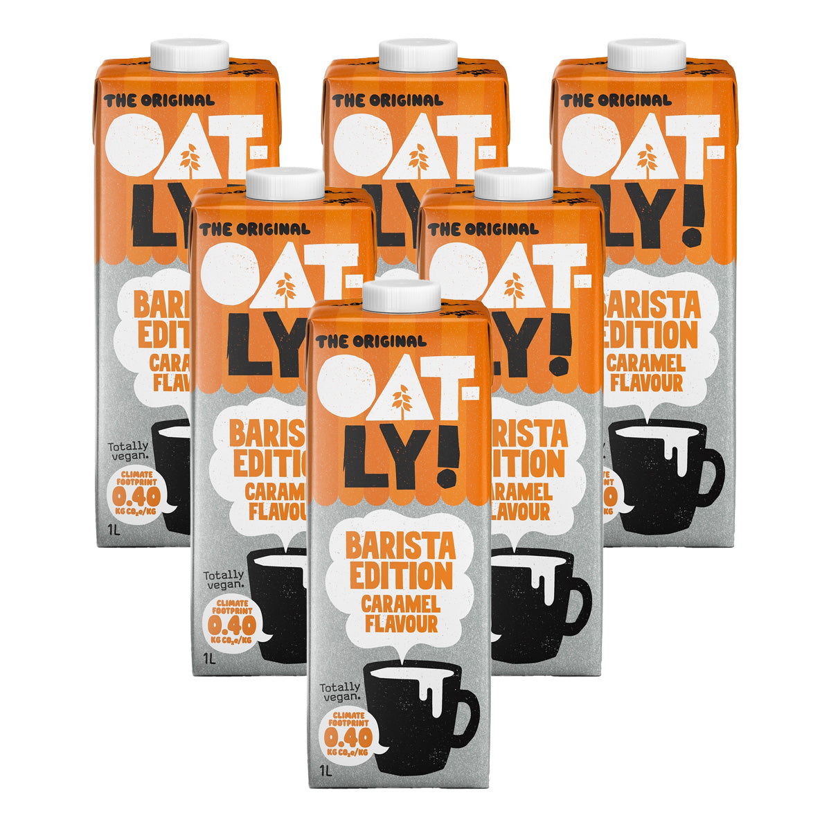 Confezione da 6 bevande Barista all'avena e caramello Oatly 1L