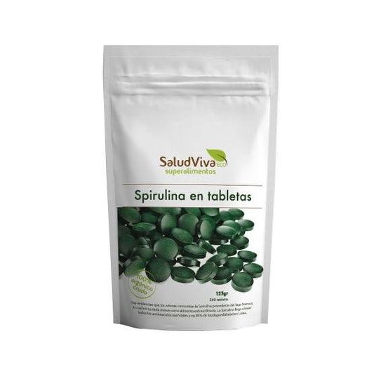 Spirulina ECO 260 tabletten 125 g, Salud Viva