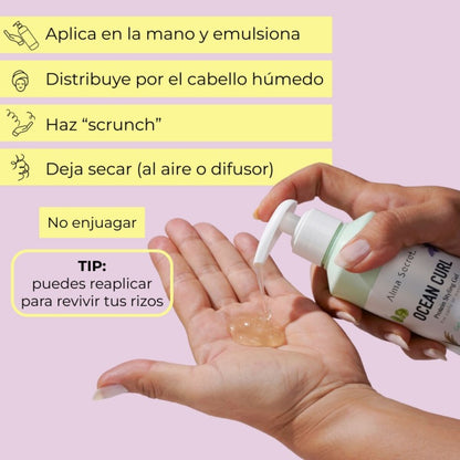 Żel do definiowania loków Ocean Curl, Alma Secret, 250 ml